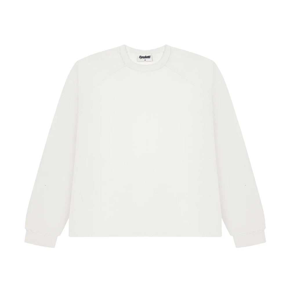 Fyredwrld waffle Longsleeves white