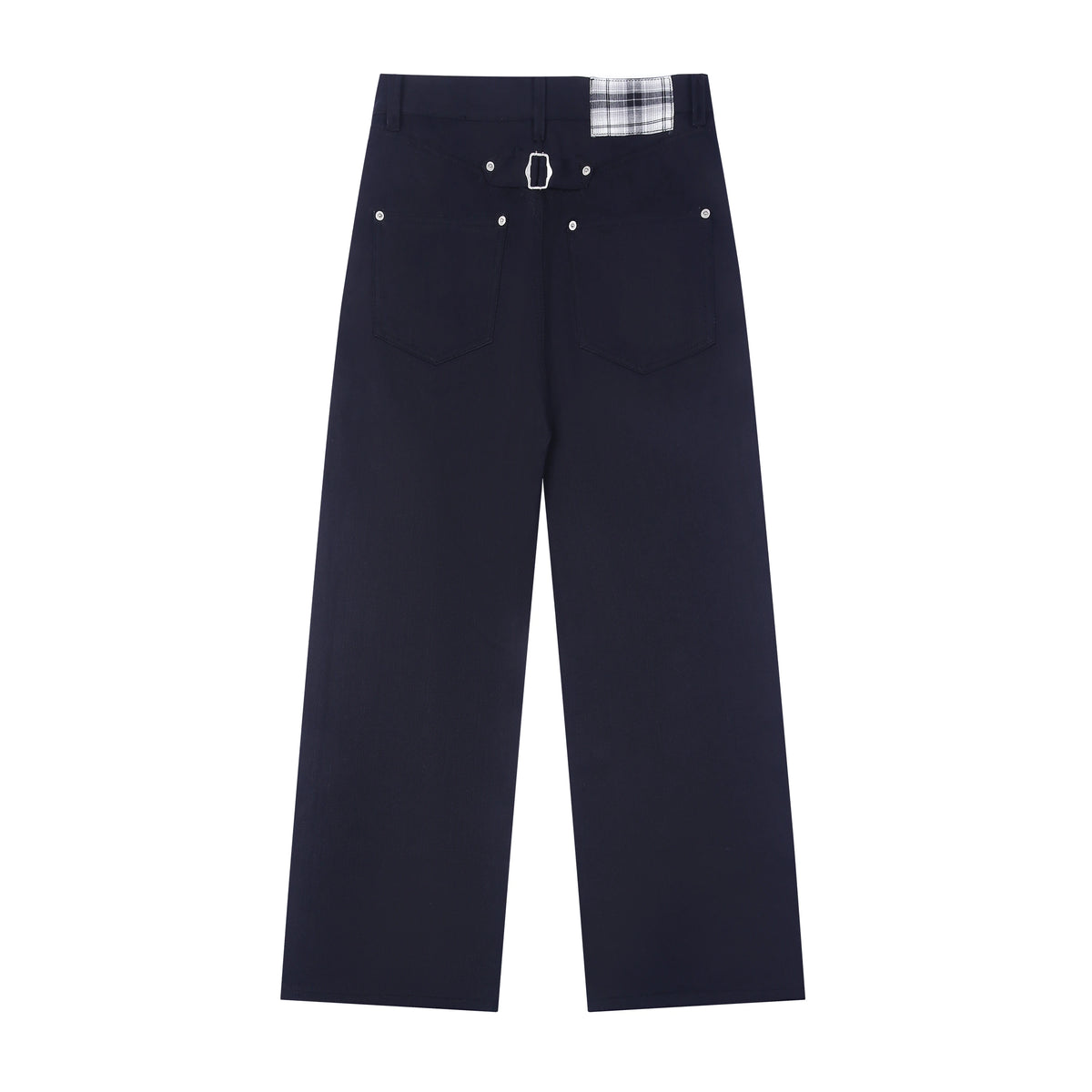 Fyredwrld Plaid fabric selvedge jeans