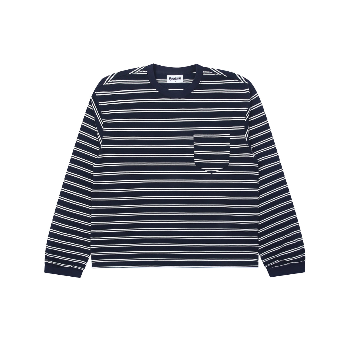Fyredwrld Striped Long Sleeve navy