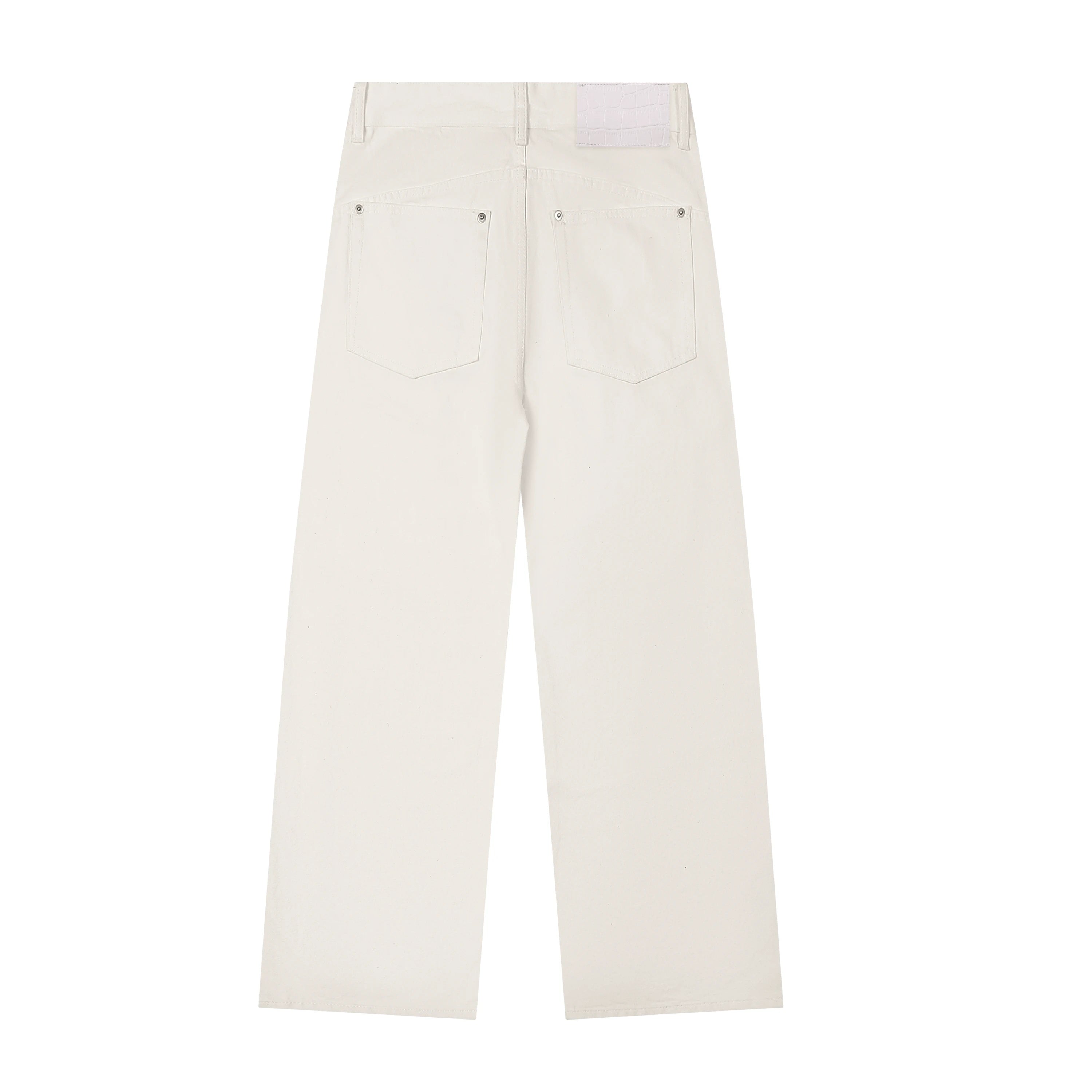 Fyredwrld white Slight bootcut denim