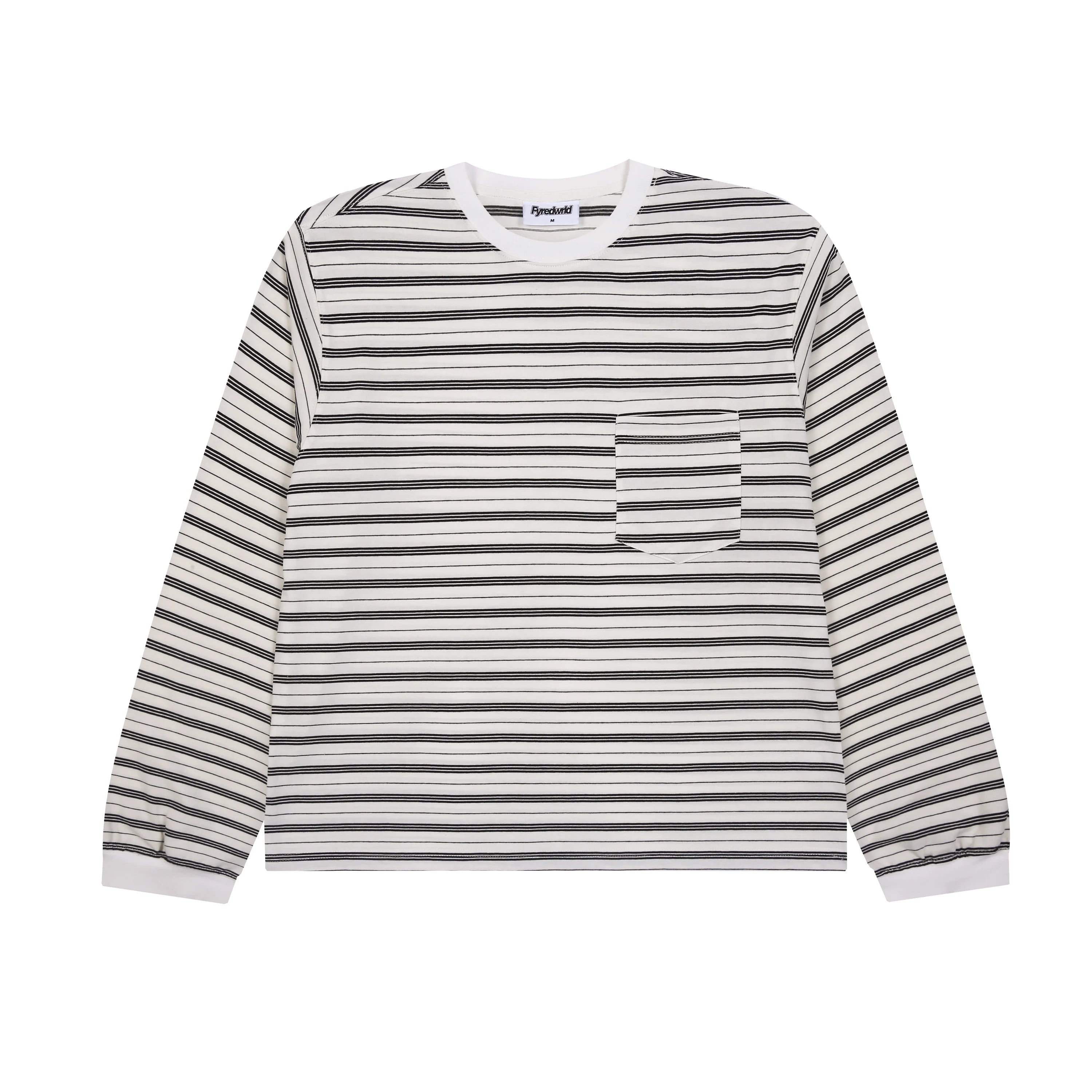Fyredwrld Striped Long Sleeve White