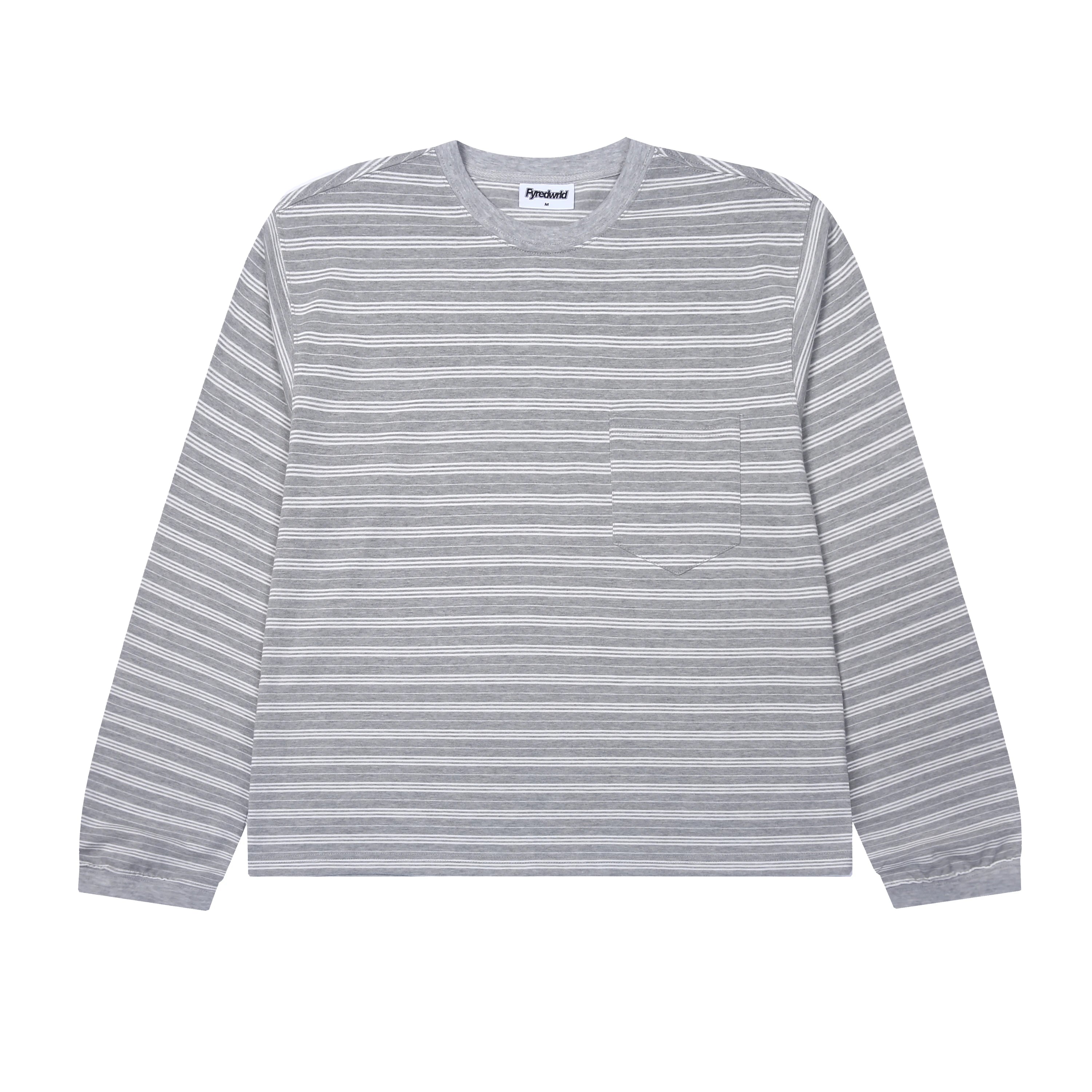 Fyredwrld Striped Long Sleeve gray