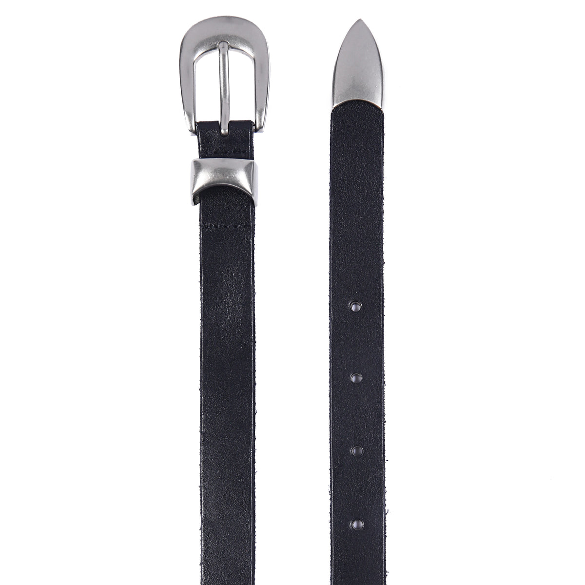 Fyredwrld Thin Leather Belt balck