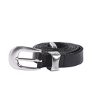 Fyredwrld Thin Leather Belt balck