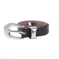 Fyredwrld Thin Leather Belt Brown