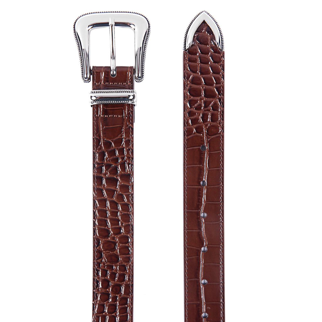 Fyredwrld Brown Crocodile Belt