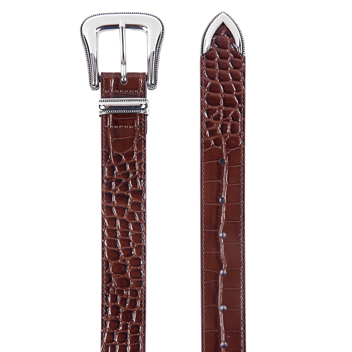 Fyredwrld Brown Crocodile Belt