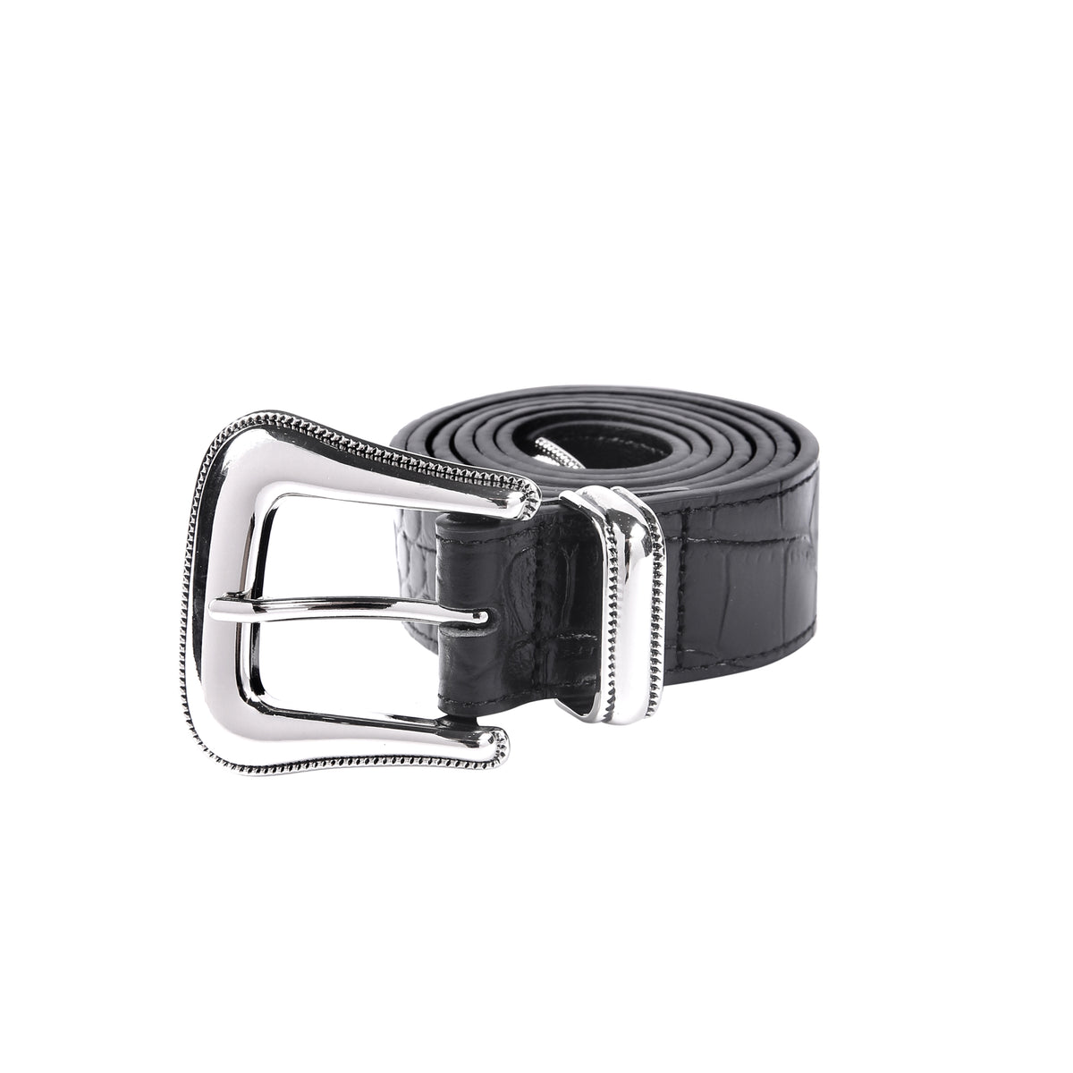 Fyredwrld black Crocodile Belt