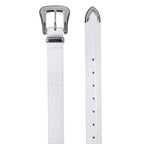 Fyredwrld White Crocodile Belt
