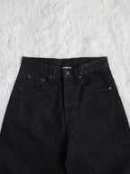Fyredwrld Jet black selvedge denim jeans