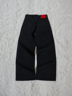 Fyredwrld Jet black selvedge denim jeans