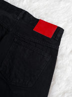 Fyredwrld Jet black selvedge denim jeans