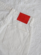 Fyredwrld Cream selvedge denim jeans