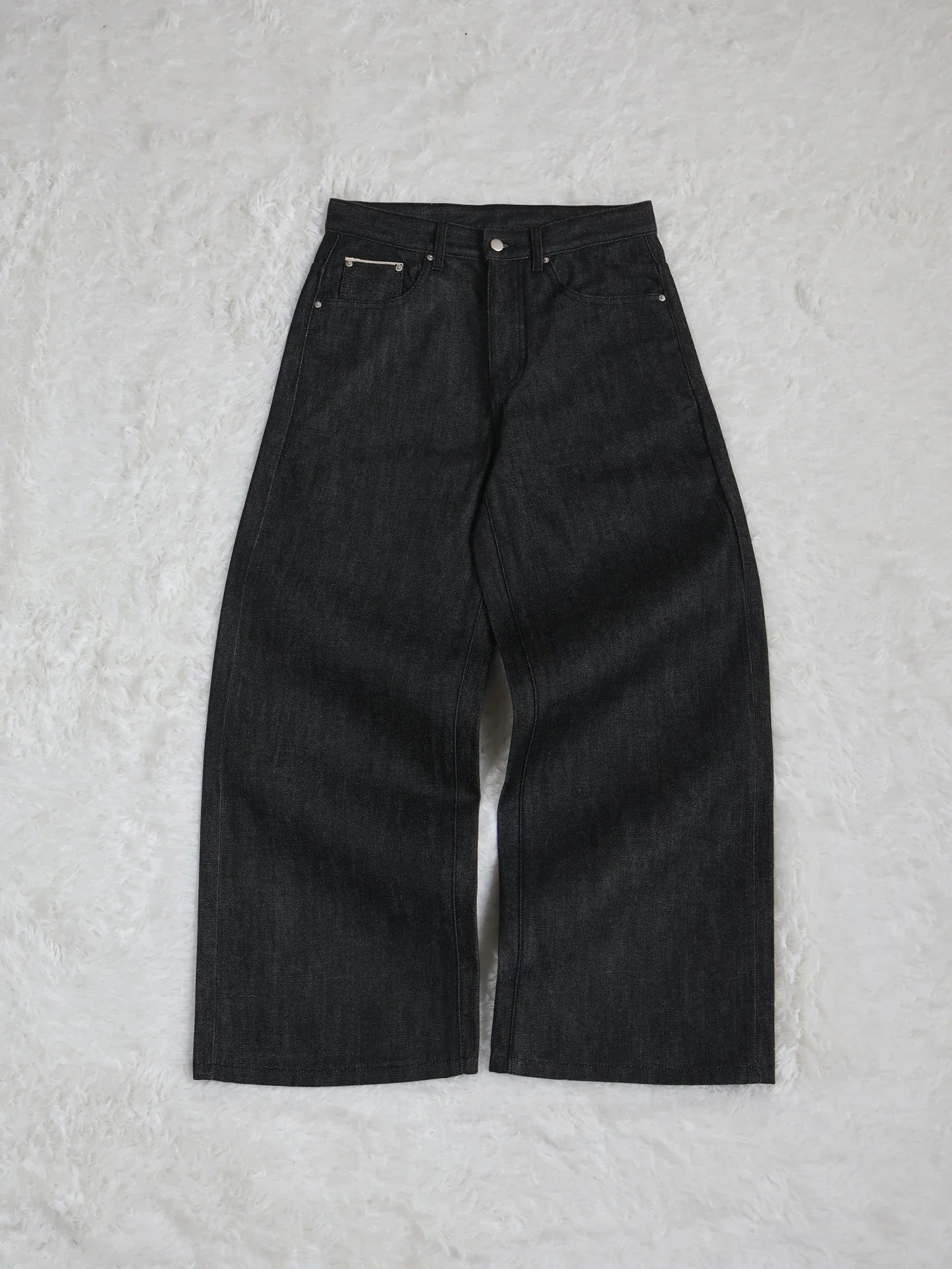 Fyredwrld black japanese selvedge denim