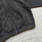 Fyredwrld "watch-peeker"zip-up hoodie V2