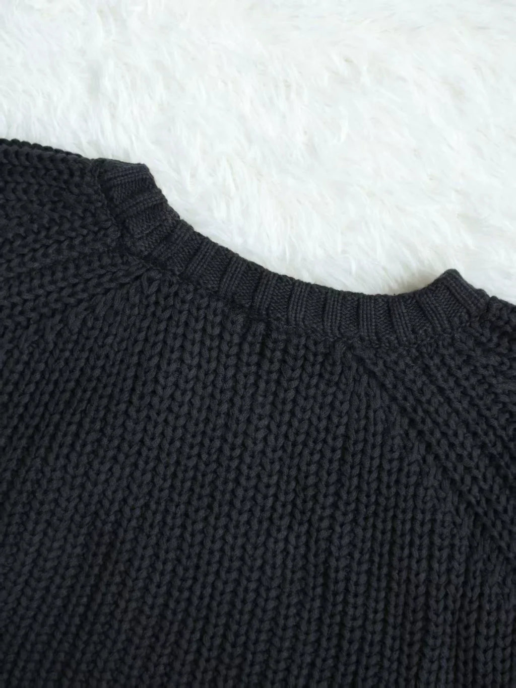 Fyredwrld garments 3 gauge knit black