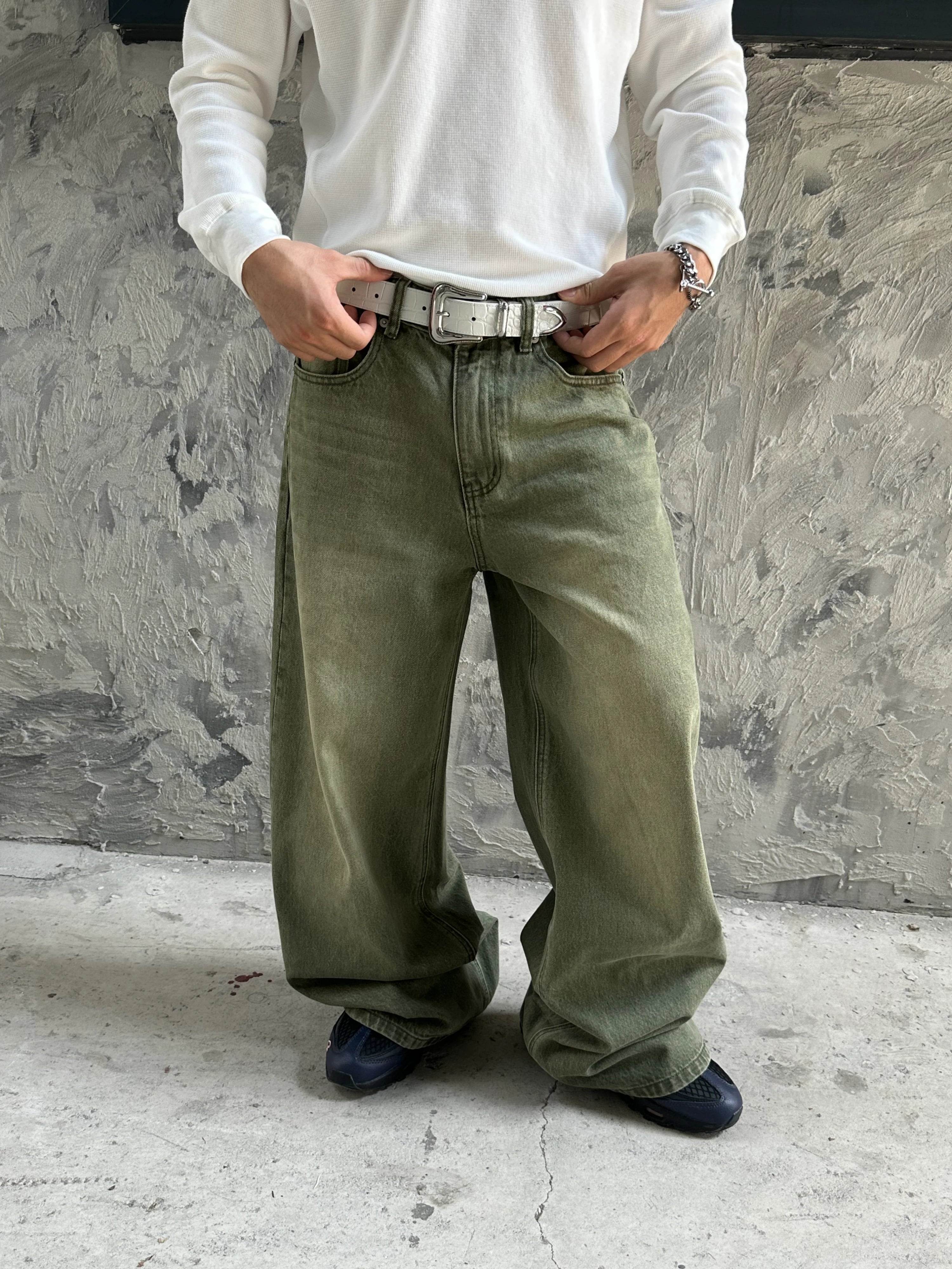 Fyredwrld Matcha Green Denim