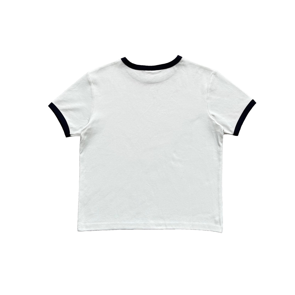 Fyredwrld ringer tees white/navy