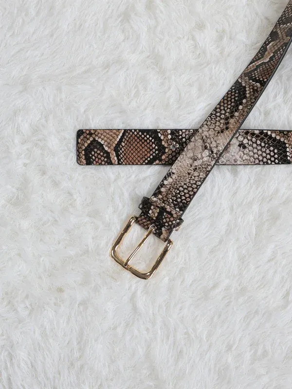 Fyredwrld Snake Skin Belt