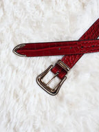 Fyredwrld Red Crocodile Belt
